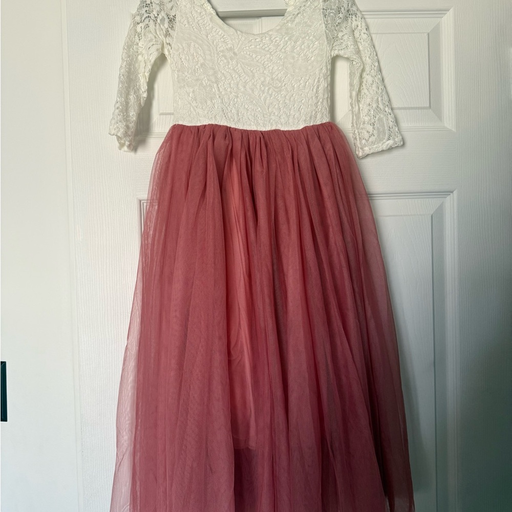 Elegant Kids Lace and Tulle Dress